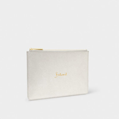 NEW Katie Loxton Perfect Pouch - Bridesmaid - Silver