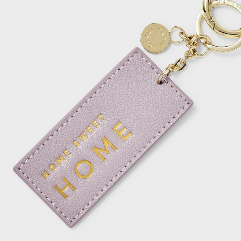 Katie Loxton Chain Keyring - Home Sweet Home - Lilac