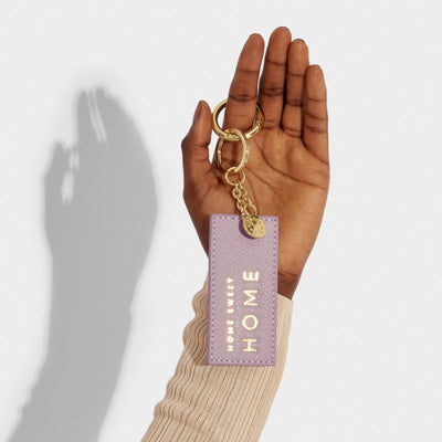Katie Loxton Chain Keyring - Home Sweet Home - Lilac
