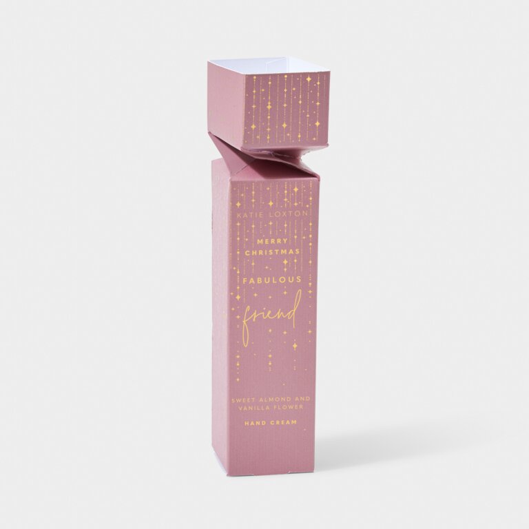 Katie Loxton Hand Cream - Merry Christmas Fabulous Friend -Sweet Almond & Vanilla Flower - Dusky Pink