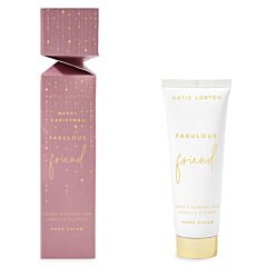 Katie Loxton Hand Cream - Merry Christmas Fabulous Friend -Sweet Almond & Vanilla Flower - Dusky Pink