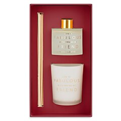 Katie Loxton Sentiment Mini Fragrance Boxed Gift Set 'Life is Fabulous With You as My Friend' - Champagne & Sparkling Berry