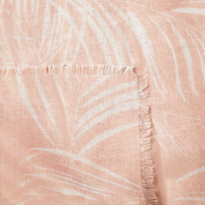 Katie Loxton Print Scarf  -Feather - Dusty Pink