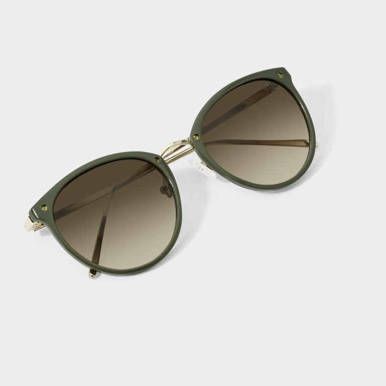 Katie Loxton Santorini Sunglasses - Khaki Green
