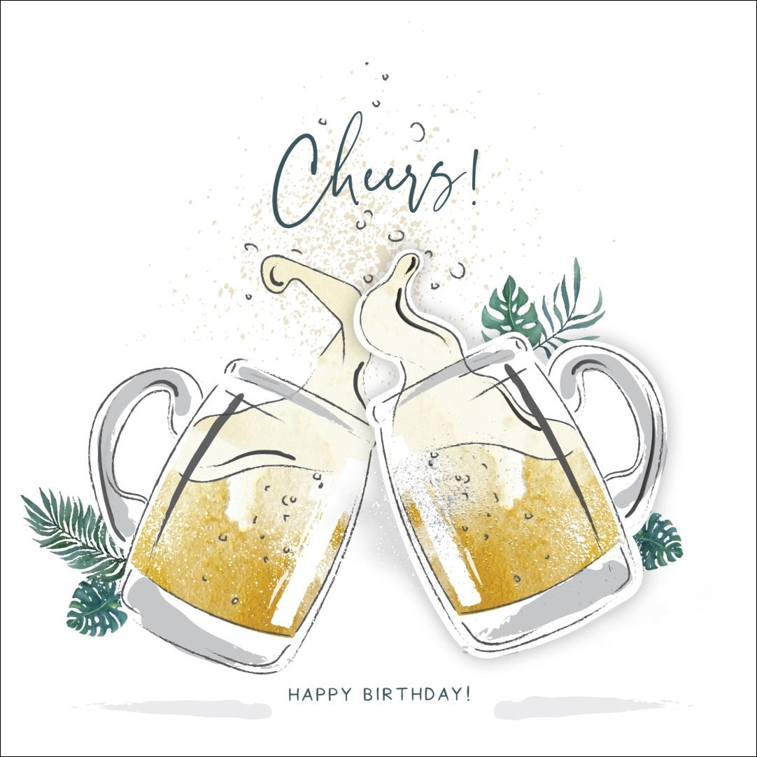 Cheers Happy Birthday Card