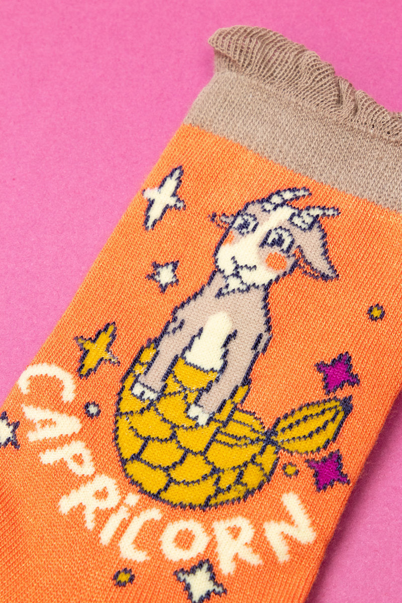 Powder Capricorn Ankle Bamboo Socks (22nd December - 20th January)