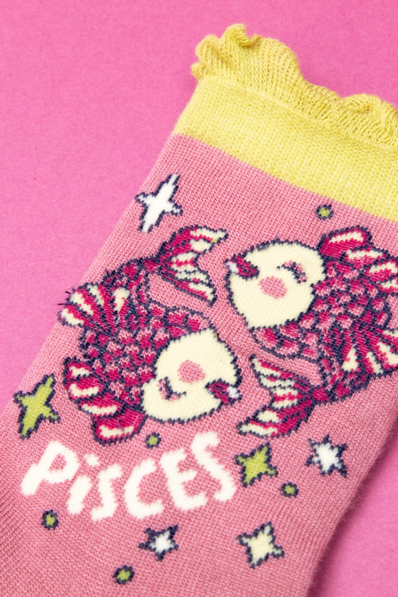 Powder Pisces Ankle Bamboo Socks (20th February - 20th March)