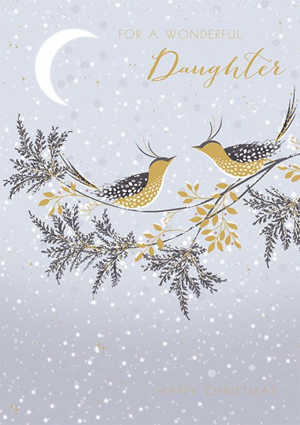 Sara Miller by The Art File -Wonderful Daughter Christmas Card