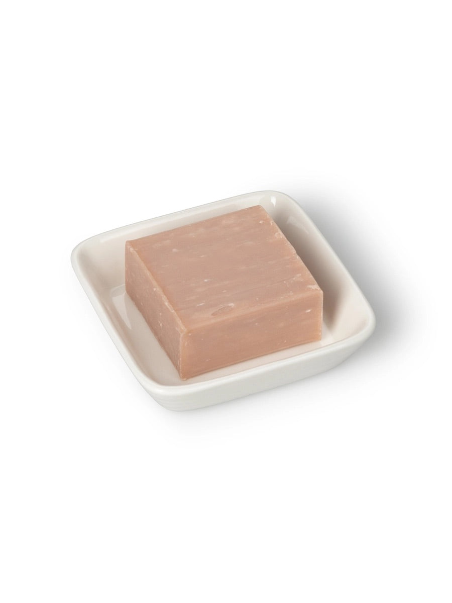 Chalk Porcelain Soap Dish - White
