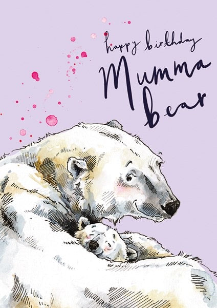 The Art File - Mumma Bear Birthday Card