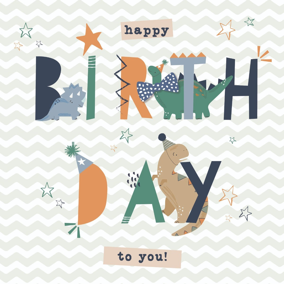 Fun Dinosaur Birthday Card
