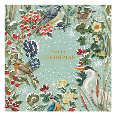 The Art File - Frosted River Boxed Pack of 10 Christmas Cards - 2 designs