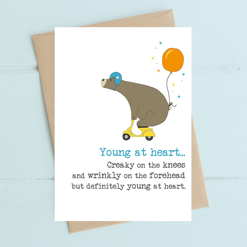 Dandelion Stationery - Young at Heart Blank Card